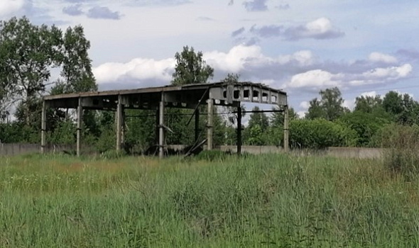 Навес под зерно, аг. Грабов