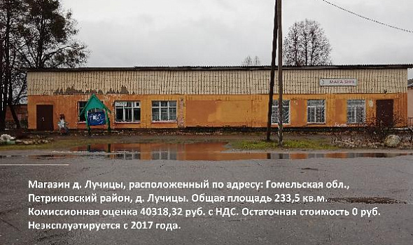 Здание магазина, д. Лучицы 