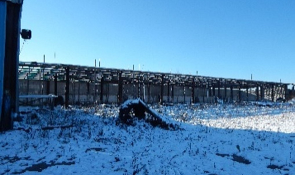 Навес для комбайнов, д. Борисовщина