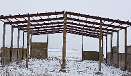 Навес для грубых кормов, д. Норковщина