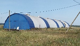 Сооружение арочного типа для содержания КРС, д. Кирово