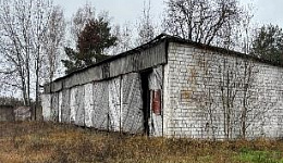 Навес для хранения комбайнов, д. Прудок