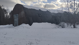 Ангар для удобрений, вблизи д. Корчемка