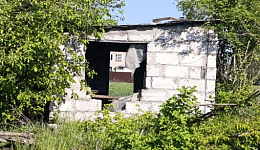 Беседка кирпичная, д. Новая Гусевица