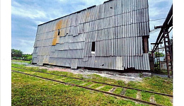 Склад инертных материалов с приемным устройством