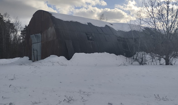 Ангар для удобрений, вблизи д. Корчемка